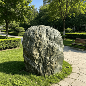 Pierre naturelle verte, roche paysagère, granit vert, roche décorative pour jardin extérieur, roche durable, élément de jardin vertical - Product Image 6