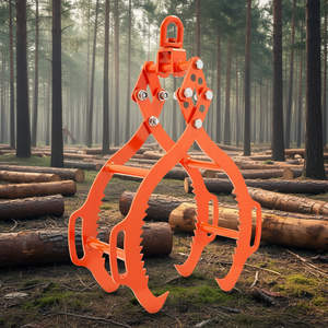 Pinze per sollevamento tronchi D0100X3E9SJ da 36 pollici con 4 artigli rotanti per macchine forestali - Product Image 2