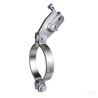 Collier de serrage pour tuyau en acier au carbone durable, homologué UL FM CE, de 2 à 8 pouces, électrogalvanisé, robuste, pour la protection incendie