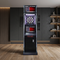 Machine à fléchettes électronique commerciale X-4, cible de 15,5 pouces, 16 jeux, 100-240V, équipement d'arcade pour bar et pub