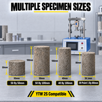 Testeur de compression numérique sans contrainte 10kN avec cellule de charge pour l'essai de résistance des sols et de l'argile cohésive en laboratoire