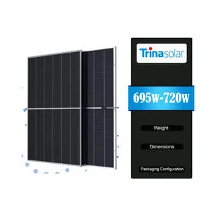 Trina güneş toptan kalite 695-720W güneş panelleri Bifacial n-typt Pv modülü indirim ile - Product Image 3