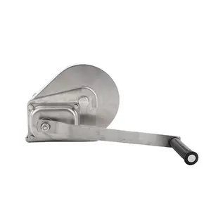 Hand Winch KingRoy 1600lbs Small Manual Winch Stainless Steel Hand Winch With Brake