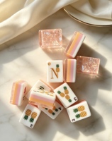 Tuiles de Mahjong Américaines en Acrylique Effet Nacre, Luxe Écologique, Cadeau Premium pour Fêtes et Réunions, En Stock