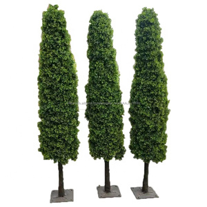 Al aire libre falso topiary <span class=keywords><strong>plantas</strong></span> de <span class=keywords><strong>boj</strong></span> artificial verde ciprés para jardín - Product Image 1