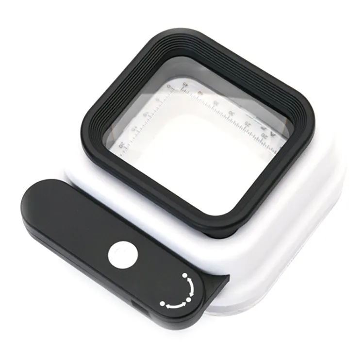 BEST PRICE Multifunctional 10X 15X 20X Handheld Magnifying Glasses Led Light with 8 Lights