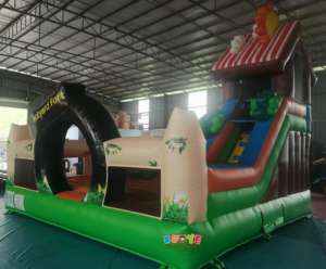 KUOYE Château gonflable gonflable de terrain de jeu de maison d'arrière-cour de PVC résistant extérieur commercial avec la glissière pour des enfants - Product Image 6