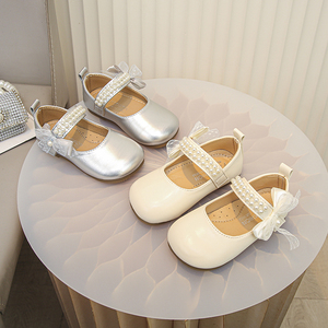 Chaussures en cuir pour filles style coréen, nouvelle mode printemps-automne, polyvalentes, pour la <span class=keywords><strong>danse</strong></span>, à bout carré, antidérapantes - Product Image 1