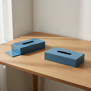 Authentic Hand Painted <b>Decorative</b> Lacquer Tissue Box Durable Wood Structure With Glossy Finish For Hotel - Product Image 1