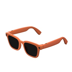 Lunettes intelligentes Orange avec caméra 8MP, enregistrement vidéo 1080P, transition IA, commande vocale tactile pour appels et lecture de musique - Product Image 1