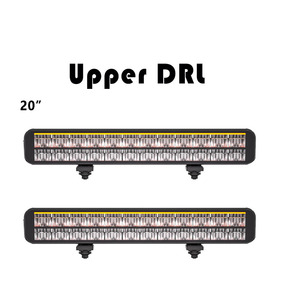 Barre lumineuse <span class=keywords><strong>LED</strong></span> double rangée NSSC LCB-S 20/40 pouces avec double DRL (ambre et blanc) |   24V haute performance pour camions Scania <span class=keywords><strong>Volvo</strong></span> DAF - Product Image 4