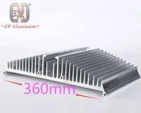 Radiateur en aluminium extrudé personnalisé, grand profil rond 150 mm 4040 en forme de tournesol, dissipateur thermique LED en alliage d'aluminium plat série 6000