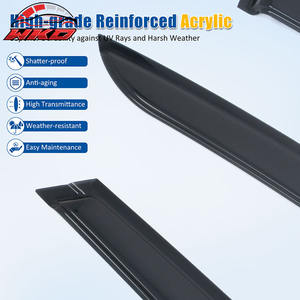 Déflecteurs de vitres pour Genesis GV80 21-26, pare-pluie et pare-soleil, protection latérale de portière de voiture à coller - Product Image 4