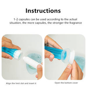 Ароматическое моющее средство дезодорант для чистки цветов штамп для ванной комнаты аромат дезодорирующий очиститель для унитаза гель - Product Image 5