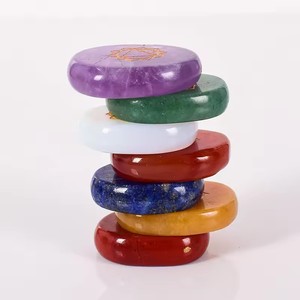 Reiki Crystals Healing <strong>Stones</strong> <strong>Engraved</strong> <strong>Chakra</strong> Stone Custom 7 Natural Crystal <strong>Chakra</strong> Tumble Stone Set With <strong>Engraved</strong> <strong>Chakra</strong> Symbol - Product Image 5