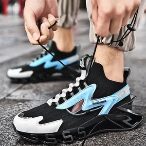 2024 Men's Casual Sneakers Breathable Lace-Up Outdoor Running <strong>Shoes</strong> Thick Platform New Spring Tennis <strong>Basketball</strong> Sporty Toe - Product Image 3