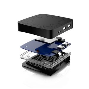 Hutron TV Box Amlogic S905X4, Android TV Box Personalizable con Decodificador 8K, WiFi de Doble Banda, HD 2.1, Android 11, 8K AV1 HDR 10+ - Product Image 3