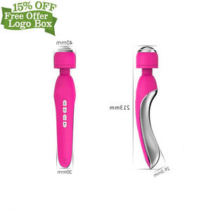 Ücretsiz özel kutu-<span class=keywords><strong>2</strong></span> güçlü motorlar Usb şarj edilebilir değnek darbeli masaj aleti Av sopa vibratör yetişkin seks oyuncakları kadın için - Product Image 4