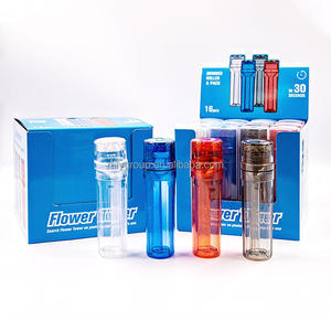 Logo personnalisé, 3 en 1, multifonctionnel, remplisseur automatique de cônes roulés et pot de stockage, broyeur, <span class=keywords><strong>tour</strong></span> à fleurs, logo sur le dessus - Product Image 2