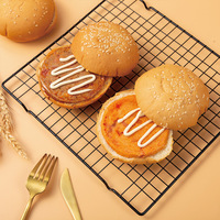 Haolaiwu Non-fried Unrefined Instant Burger 100g Orleans Chicken Steak Black Pepper Steak Cod Steak Spicy Pork Chop Carrot