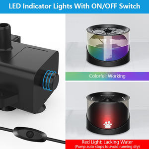 OEM Private Label Super Silencioso LED Luz Dog <span class=keywords><strong>Bowl</strong></span> Dispenser XL Plástico <span class=keywords><strong>Pet</strong></span> Fonte Bebendo para Cães e Gatos - Product Image 3