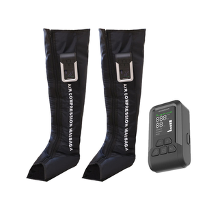 Bomba de aire inalámbrica con logotipo personalizado, masajeador de piernas de compresión, botas completas de recuperación de piernas con dispositivo de sistema de terapia de presión - Product Image 1