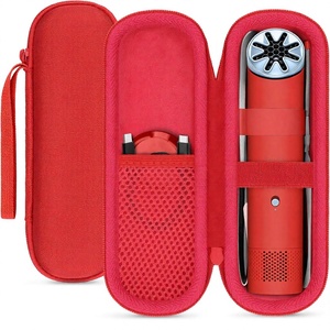 Étui rigide en EVA pour <span class=keywords><strong>mini</strong></span> <span class=keywords><strong>ventilateur</strong></span>, sacoche de transport portable avec poche en filet, dragonne, antichoc, résistant à l'eau, 2 compartiments, direct usine - Product Image 1