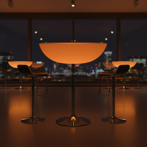 Tavolo Luminoso a LED per Esterni, Tavolo da Lounge 105Cm - Product Image 1