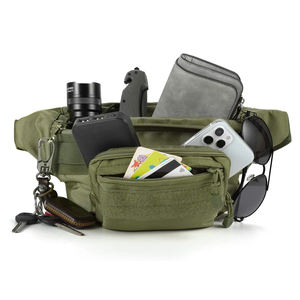 Gepersonaliseerde Od Groene Stijlvolle Quick Draw Tactische Dames Heren Verborgen Heuptasje Met Holster Inzetstuk - Product Image 1