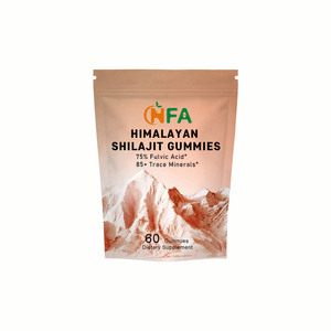 Gomitas de Shilajit del Himalaya de Marca Privada con Extracto de Withania Somdera que Ayuda a Aliviar el Estrés Oxidativo y Promueve el Rendimiento Energético - Product Image 1