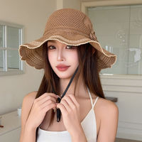 Topi Lipat Fashionable untuk Musim Panas, Aktivitas Luar Ruangan, Santai, Ski, Memancing, Bepergian, Pesta, Bersepeda, dengan Tepi Lebar, Bernapas, dan Melindungi dari Sinar Matahari