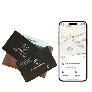 Carte de blocage intelligente NFC/ <span class=keywords><strong>RFID</strong></span>-Suivi des portefeuilles perdus et blocage de l'écrémage 13.56MHz - Product Image 3