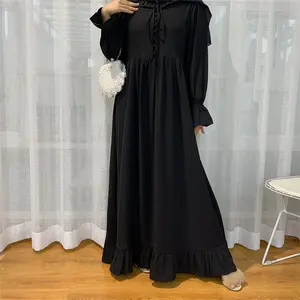 超轻穆斯林服装精美刺绣伊斯兰服装时尚和服阿拉伯风格迪拜穆斯林阿巴亚斯