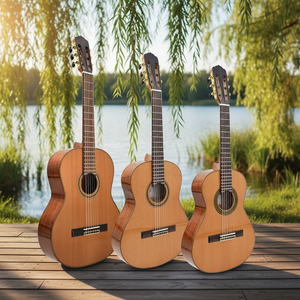 Geake K-200 Professional Adults Use High Quality 4/4 Size Handmade <b>Classical</b> <b>Guitar</b> Solid Cedar Top Spruce Body Nylon <b>Strings</b> - Product Image 1