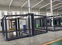 Maison mobile de conception moderne préfabriquée à faible coût entrepôt préfabriqué petite Maison conteneur extensible avec 1 3 chambres à coucher