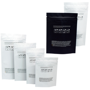 3.5g màu đen chống trẻ em đứng lên túi Zip khóa Mylar thoát Dây Kéo Túi Túi - Product Image 1