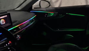 Luz Ambiental Dinámica RGB de 64 Colores Cardoo Symphony para <span class=keywords><strong>Audi</strong></span> A4 <span class=keywords><strong>A5</strong></span> S5 B9 2017-2025, Decoración Interior y Piezas de Mejora - Product Image 4