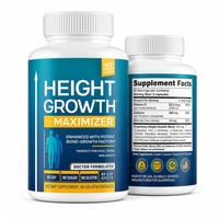 Complément alimentaire personnalisé pour la nutrition osseuse, capsules pour maximiser la croissance en hauteur, favorisent la densité osseuse, améliorent l'immunité, multi-minéraux, vitamine D