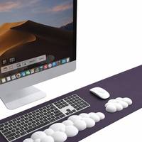 Ensemble ergonomique repose-poignets pour clavier et souris Cloud, base antidérapante, surface imperméable pour bureau et maison