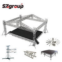 Estructura Truss Portátil de Aluminio para Iluminación de Espectáculos, Techo Arqueado para Conciertos y Festivales de Música