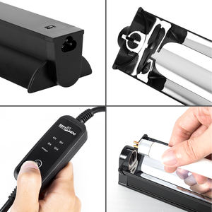 Reptizoo T5 sürüngen Pet lamba UVB5.0 sürüngenler için rahat bir tropikal yağmur ormanları iklim aydınlatma ortamı oluşturur - Product Image 2