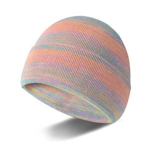 Gorro de punto 100% algodón puro estilo coreano transfronterizo, gorro de lana versátil para otoño e invierno, gorros cálidos para el frío, tendencia para hombres y mujeres - Product Image 2