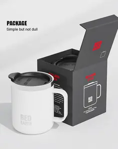 Penjualan terlaris desain baru dapat disesuaikan warna dan logo mug baja nirkarat dengan handel kantor kopi botol air susu grosir