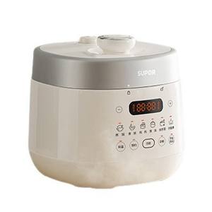 Olla a presión eléctrica Supor de 1,1-2L con interior de cerámica antiadherente y control de pantalla táctil para 2-3 personas - Product Image 1