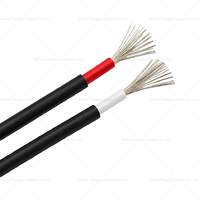 4mm² 6mm² Einadriges Verzinntes Kupfer XLPE Solarkabel für Solarfarmen DC-Verkabelung und Panel-Verbindungsprojekte