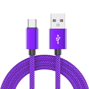 Cable de Datos Tipo-C con Trenzado de Nailon, Cable de Carga Rápida USB, en Oferta - Product Image 2