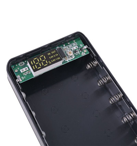 LCD Display DIY 8x18650 Battery Case Power Bank Shell Portable External Box without Battery Powerbank Protector Wholesale