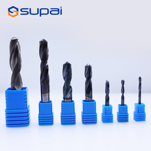 SUPAL Solid Carbide Tungsten 2/3/4 Flutes 90 Degrees Center <strong>Drill</strong> Bits D6/8/10/12/25mm Copper Aluminum Milling Cutter <strong>End</strong> <strong>Mill</strong> - Product Image 5