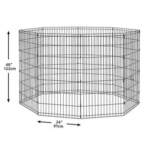 Joysing DIY büyük Pet köpek kafesi köpek taşınabilir Metal tel çit açık ve kapalı oyun parkı ve <span class=keywords><strong>Run</strong></span> yavru çit kulübesi - Product Image 2