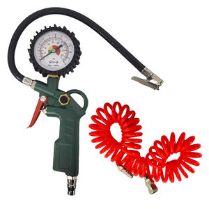 Manomètre de pression des pneus de précision avec plage de mesure de 0 à 120 PSI, idéal pour le gonflage et la surveillance rapides et précises des pneus - Product Image 1